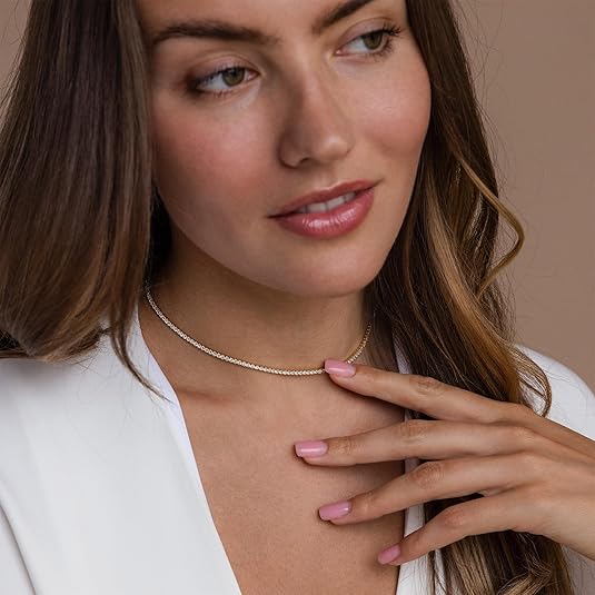 COLLIER TENNIS EN OR