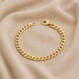 BRACELET CHAÎNE GOURMETTE EN OR