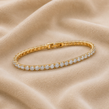 BRACELET TENNIS EN OR