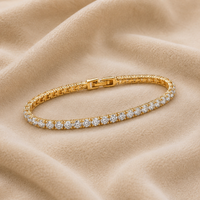 BRACELET TENNIS EN OR