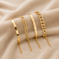 ENSEMBLE DE BRACELETS EN OR