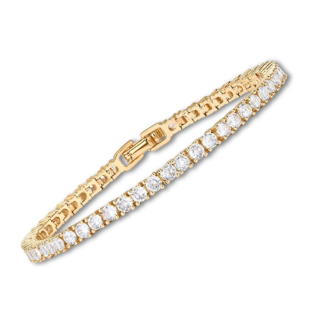 BRACELET TENNIS EN OR