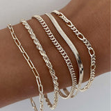 ENSEMBLE DE BRACELETS EN OR