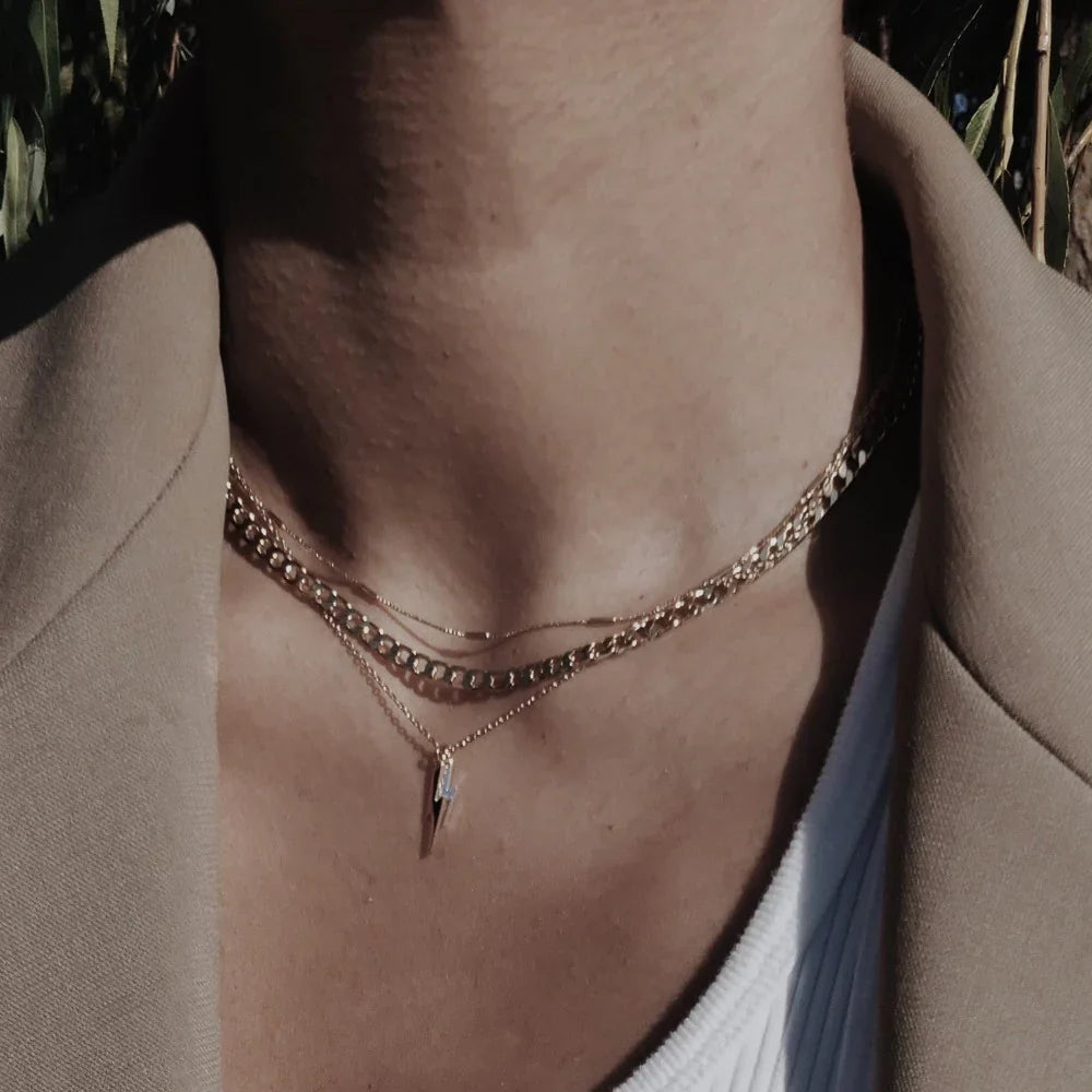 COLLIER CHAÎNE GOURMETTE EN OR