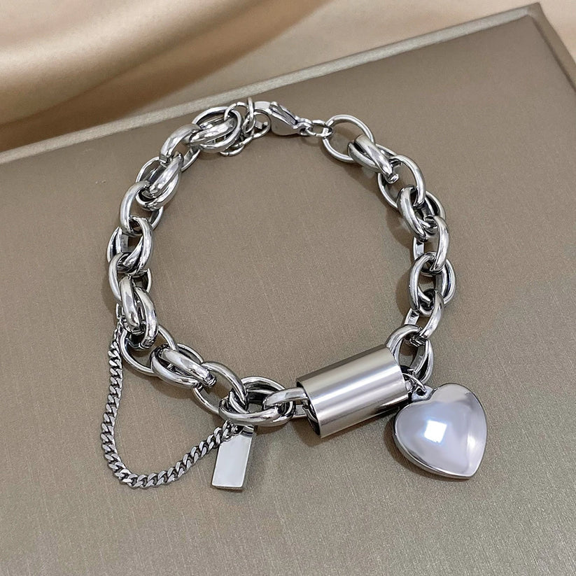 BRACELET CHARME CŒUR EN OR