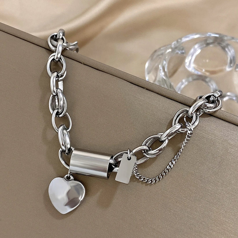 BRACELET CHARME CŒUR EN OR