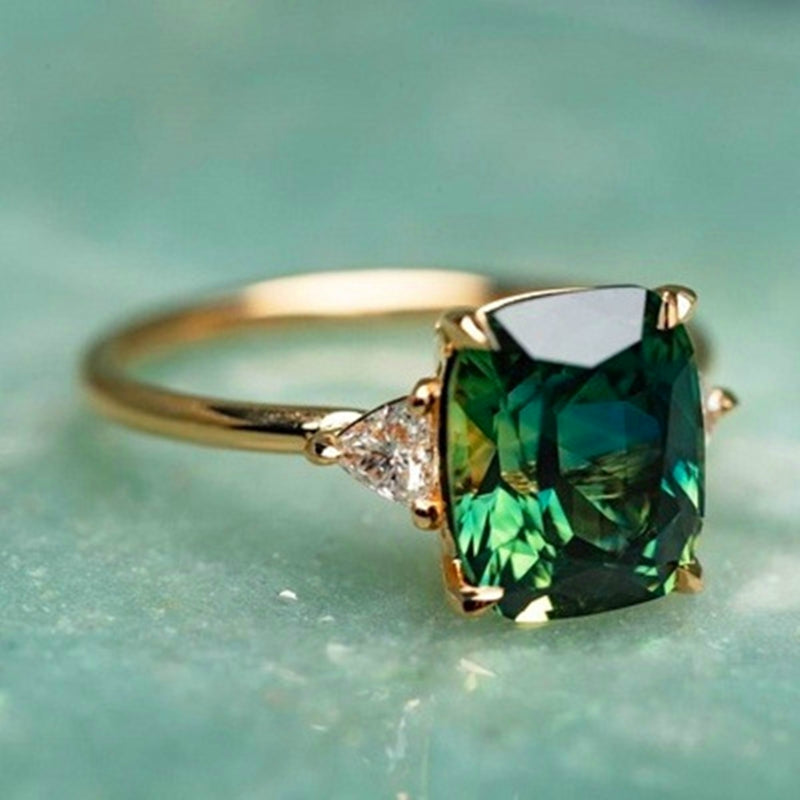BAGUE EN OR RÊVE ÉMERAUDE