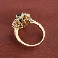 BAGUE EN OR INSPIRATION SAPHIR ROYAL