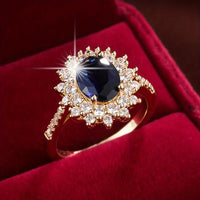 BAGUE EN OR INSPIRATION SAPHIR ROYAL